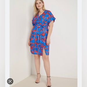 Elloqui easy tie dress - sold out - size: 22